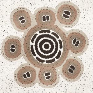 Pamapardu Jukurrpa (Flying Ant Dreaming) - Warntungurru by Kara Napangardi Ross