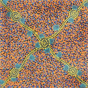 Wardapi Jukurrpa (Goanna Dreaming) - Yarripilangu by Melissa Napangardi Williams
