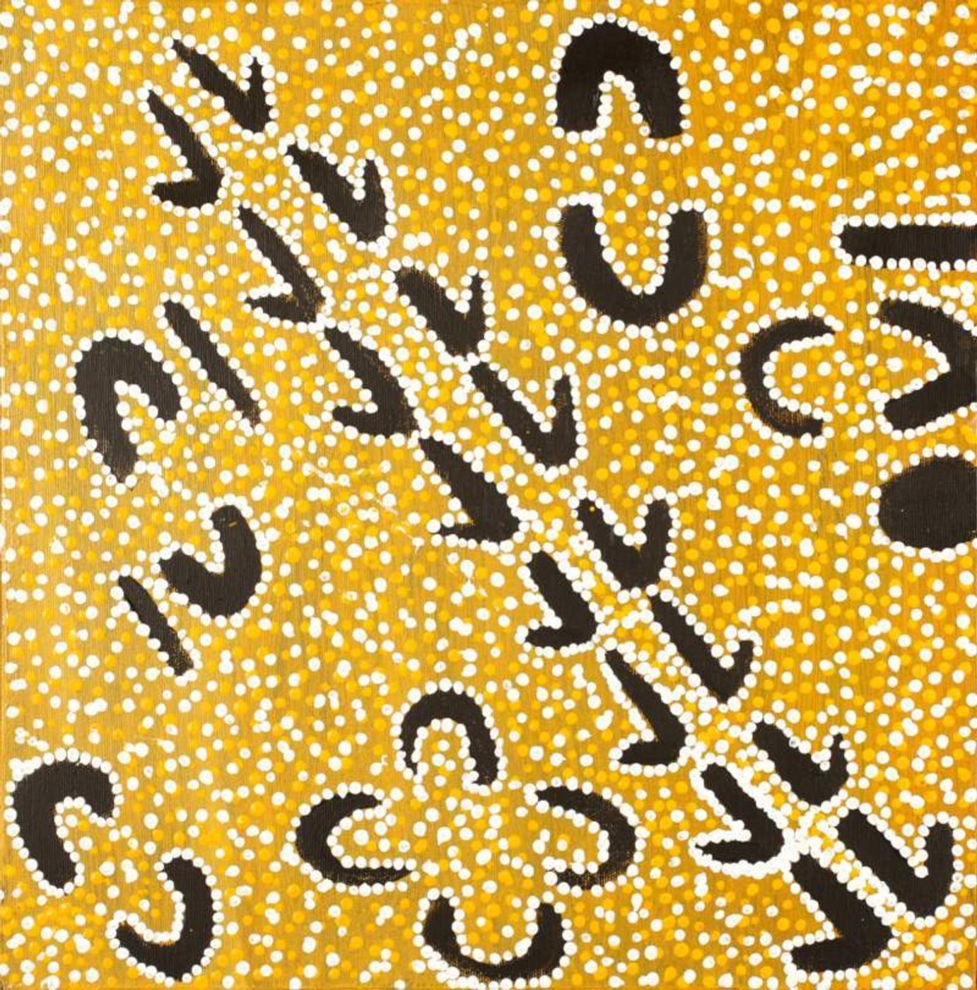 Marlu Jukurrpa (Red Kangaroo Dreaming) Yarnardilyi & Jurnti by Veston Jakamarra Walker