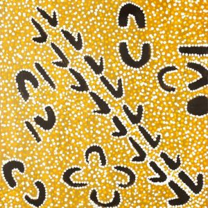 Marlu Jukurrpa (Red Kangaroo Dreaming) Yarnardilyi & Jurnti by Veston Jakamarra Walker