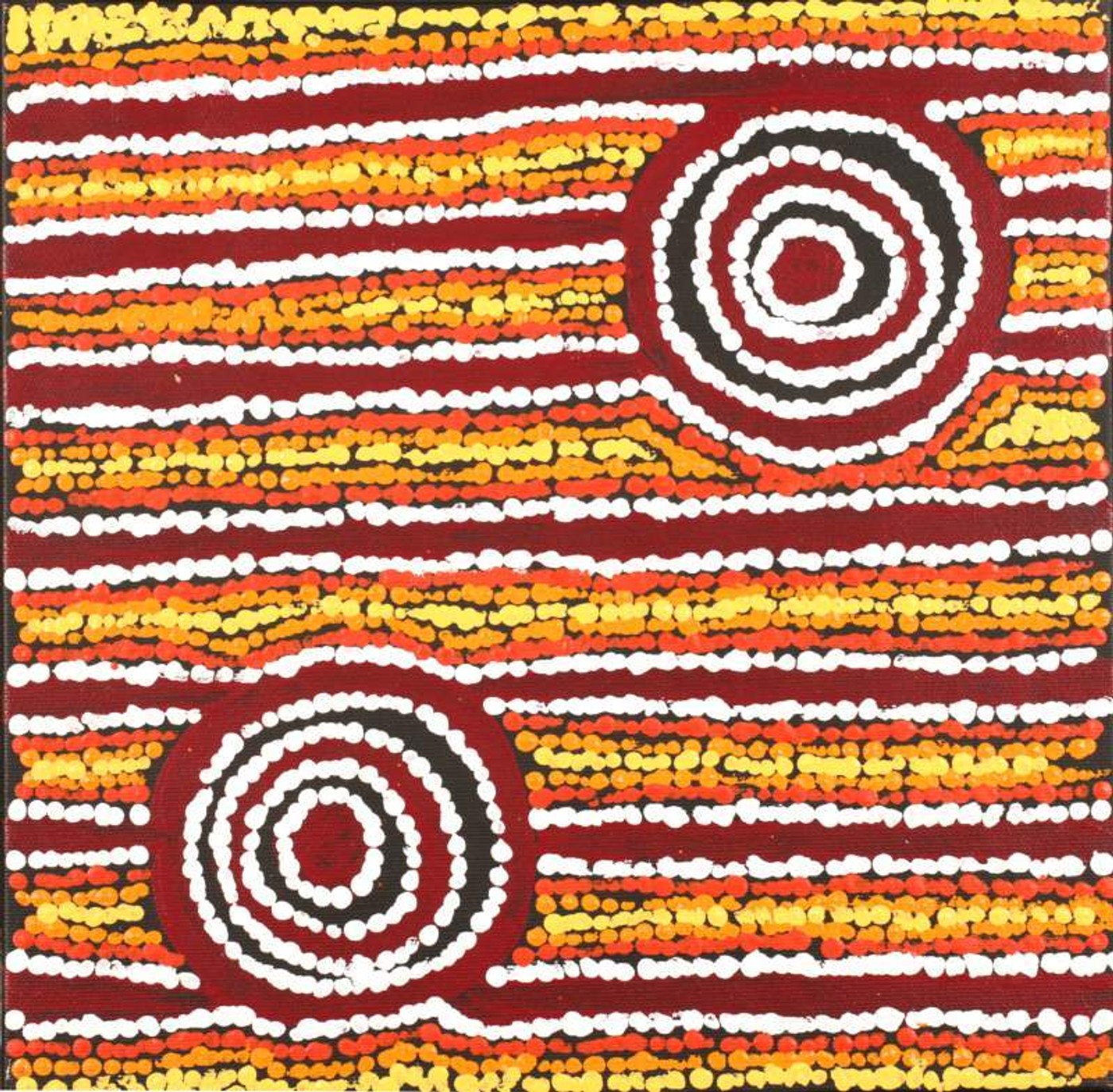 Yurrampi Jukurrpa (Honey Ant Dreaming) by Lucinda Nakamarra Gibson