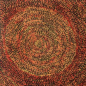 Ngapa Jukurrpa (Water Dreaming)  -  Puyurru by Sarah Napurrurla Leo