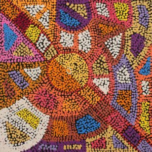 Ngapa Jukurrpa (Water Dreaming)  -  Puyurru by Clarissa Nangala Williams