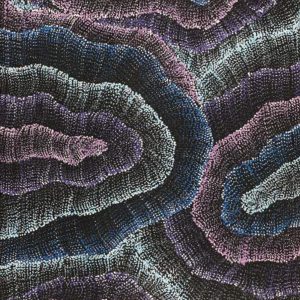 Wanakiji Jukurrpa (Bush Tomato Dreaming) by Debbie Napaljarri Brown