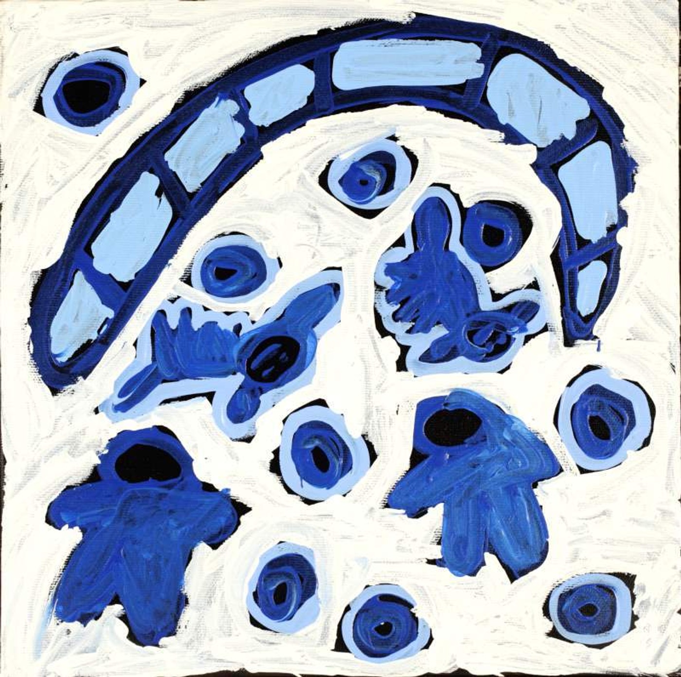 Mina Mina Jukurrpa (Mina Mina Dreaming) by Saraeva Napangardi Marshall