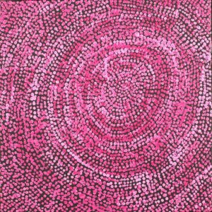 Ngapa Jukurrpa (Water Dreaming)  -  Puyurru by Sarah Napurrurla Leo