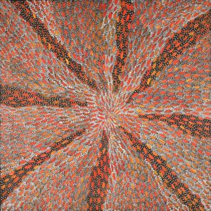 Wardapi Jukurrpa (Goanna Dreaming) - Yarripilangu by Sebastian Jupurrurla Wilson