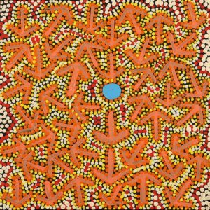 Yankirri Jukurrpa (Emu Dreaming) - Ngarlikirlangu by Jeffrey Jangala Gallagher