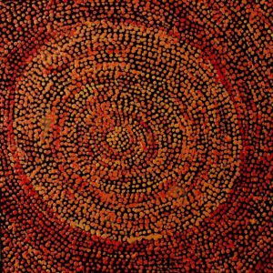Ngapa Jukurrpa (Water Dreaming)  -  Puyurru by Sarah Napurrurla Leo