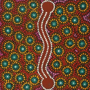 Wanakiji Jukurrpa (Bush Tomato Dreaming) by Ruth Napangardi Langdon