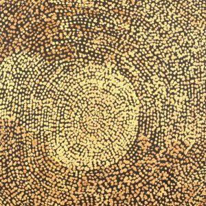 Ngapa Jukurrpa (Water Dreaming)  -  Puyurru by Sarah Napurrurla Leo