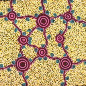 Wardapi Jukurrpa (Goanna Dreaming) - Yarripilangu by Melissa Napangardi Williams