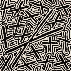 Ngatijirri Jukurrpa (Budgerigar Dreaming) by Kenneth Jungarrayi Martin