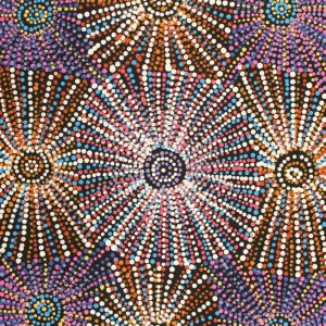 Ngapa Jukurrpa (Water Dreaming)  -  Puyurru by Evelyn Nangala Robertson