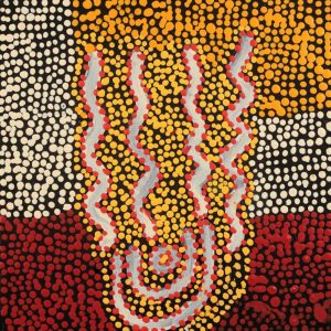 Ngapa Jukurrpa (Water Dreaming)  -  Puyurru by Clancy Jangala Watson