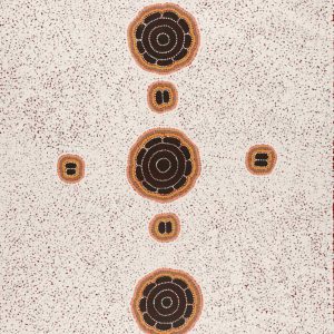 Pamapardu Jukurrpa (Flying Ant Dreaming)  - Warntungurru by Kara Napangardi Ross