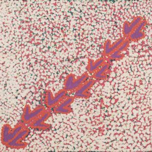 Marlu Jukurrpa (Red Kangaroo Dreaming) Yarnardilyi & Jurnti by Veston Jakamarra Walker