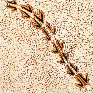 Marlu Jukurrpa (Red Kangaroo Dreaming) Yarnardilyi & Jurnti by Veston Jakamarra Walker