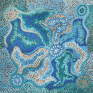 Watiya-warnu Jukurrpa (Seed Dreaming) by Bethany Nakamarra Langdon