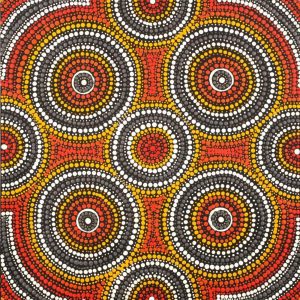 Nguru Yurntumu-wana (Country around Yuendumu) by Jazelle Napurrurla Ryder