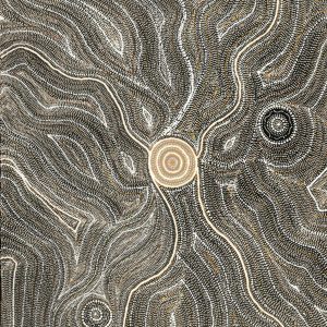 Watiya-warnu Jukurrpa (Seed Dreaming) by Marshall Jangala Robertson