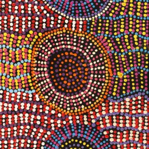 Jintiparnta Jukurrpa (Desert Truffle Dreaming) - Mina Mina by Tina Napangardi Martin