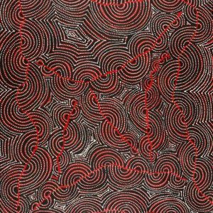 Mina Mina Jukurrpa (Mina Mina Dreaming) by Christine Nakamarra Curtis