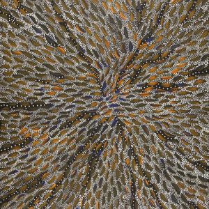 Wardapi Jukurrpa (Goanna Dreaming) - Yarripilangu by Sebastian Jupurrurla Wilson