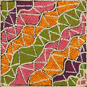 Yawakiyi Jukurrpa (Native Currant Dreaming) by Geraldine Napurrurla Wilson