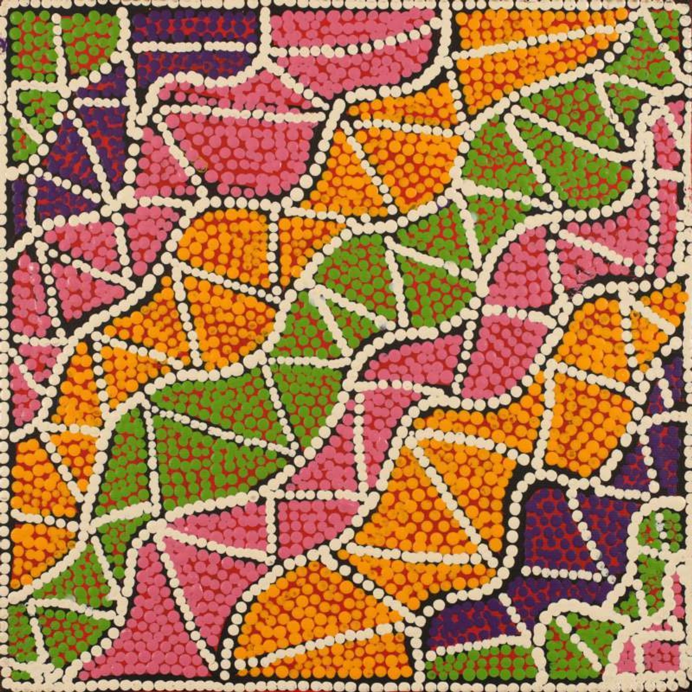 Yawakiyi Jukurrpa (Native Currant Dreaming) by Geraldine Napurrurla Wilson