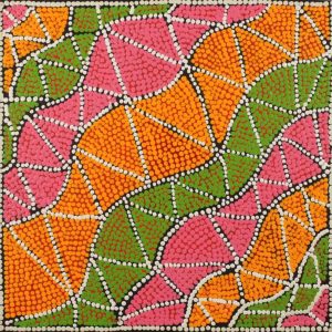 Yawakiyi Jukurrpa (Native Currant Dreaming) by Geraldine Napurrurla Wilson