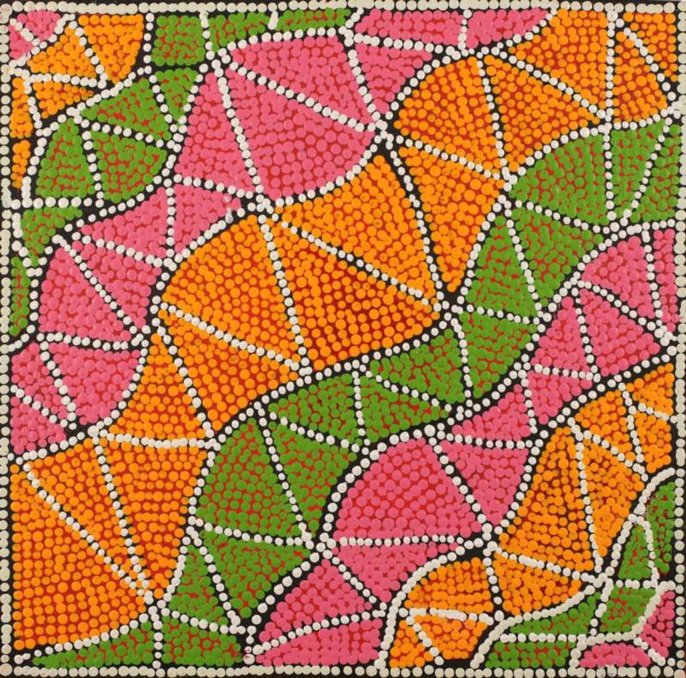 Yawakiyi Jukurrpa (Native Currant Dreaming) by Geraldine Napurrurla Wilson