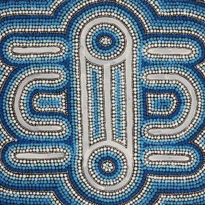 Ngapa Jukurrpa (Water Dreaming)  -  Puyurru by Shekina Nangala Sampson