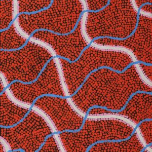 Warna Jukurrpa (Snake Dreaming) by Danilda Nakamarra White