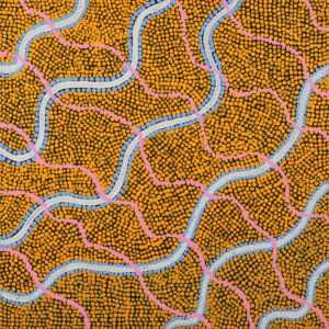 Warna Jukurrpa (Snake Dreaming) by Danilda Nakamarra White