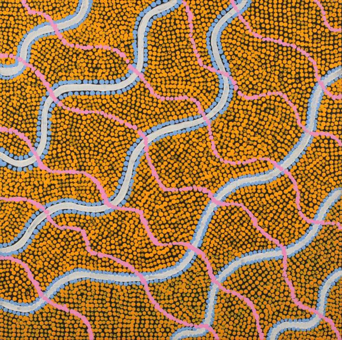 Warna Jukurrpa (Snake Dreaming) by Danilda Nakamarra White