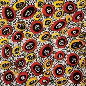 Nguru Yurntumu-wana (Country around Yuendumu) by Cherylyn Napangardi Granites