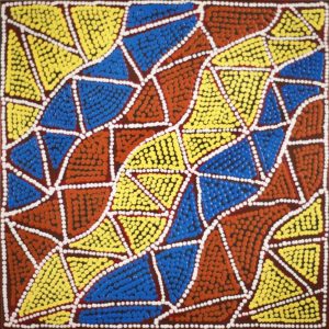 Yawakiyi Jukurrpa (Native Currant Dreaming) by Geraldine Napurrurla Wilson