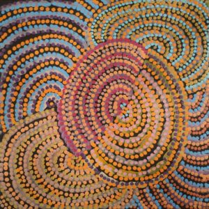 Pikilyi Jukurrpa (Vaughan Springs Dreaming) by Grace Napangardi Butcher