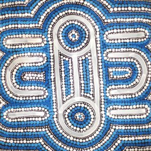 Ngapa Jukurrpa (Water Dreaming) - Puyurru by Shekina Nangala Sampson