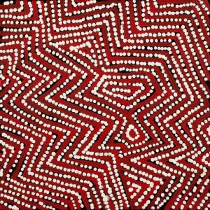 Pamapardu Jukurrpa (Flying Ant Dreaming)  - Warntungurru by Reanne Nampijinpa Brown