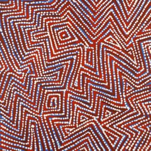 Pamapardu Jukurrpa (Flying Ant Dreaming)  - Warntungurru by Reanne Nampijinpa Brown