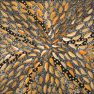 Wardapi Jukurrpa (Goanna Dreaming) - Yarripilangu by Sebastian Jupurrurla Wilson