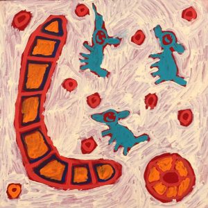 Mina Mina Jukurrpa (Mina Mina Dreaming) by Saraeva Napangardi Marshall