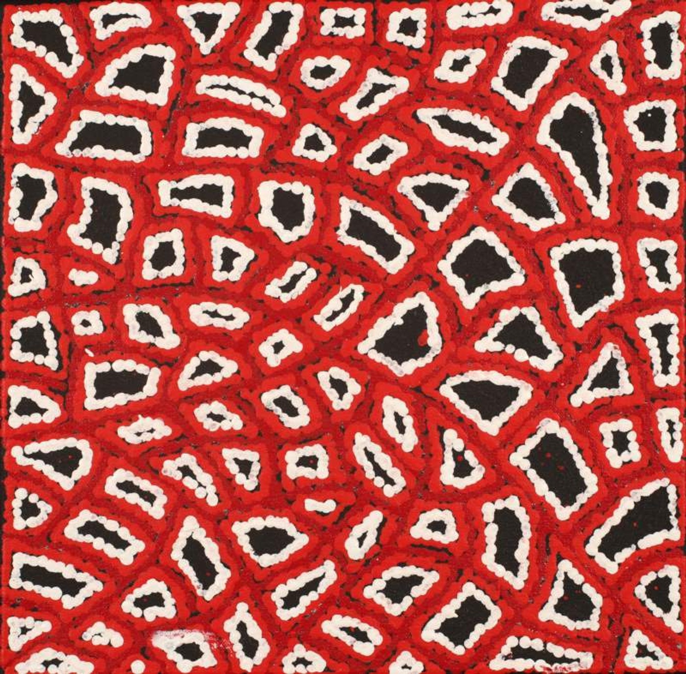 Ngapa Jukurrpa (Water Dreaming) - Puyurru by Delores Nangala Robertson