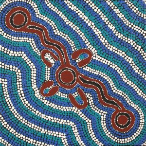 Nguru Yurntumu-wana (Country around Yuendumu) by Patricia Robinson