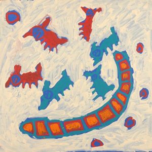 Mina Mina Jukurrpa (Mina Mina Dreaming) by Saraeva Napangardi Marshall