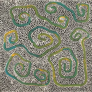 Yarla Jukurrpa (Bush Potato Dreaming) - Yumurrpa by Stephanie Napurrurla Nelson