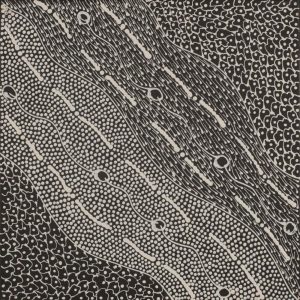 Pikilyi Jukurrpa (Vaughan Springs Dreaming) by Mary Napangardi Butcher