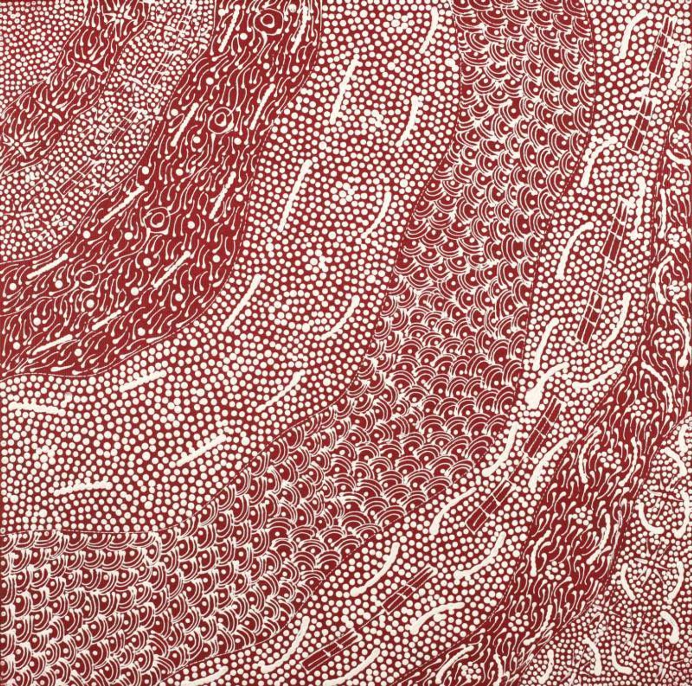 Pikilyi Jukurrpa (Vaughan Springs Dreaming) by Mary Napangardi Butcher
